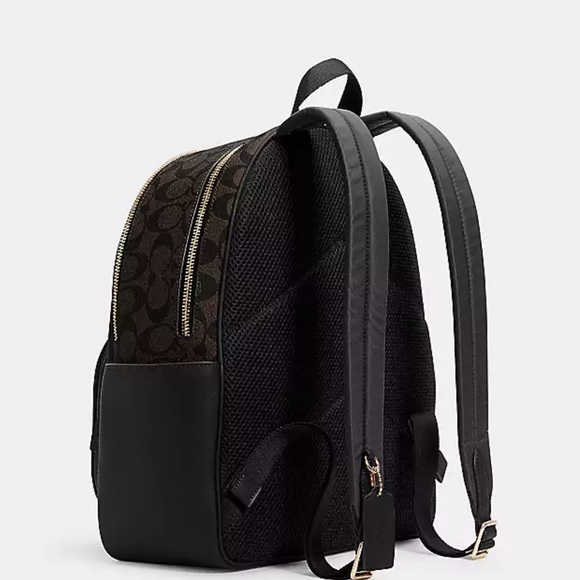 COACH Court Backpack In Signature Canvas - Picture 4 of 5